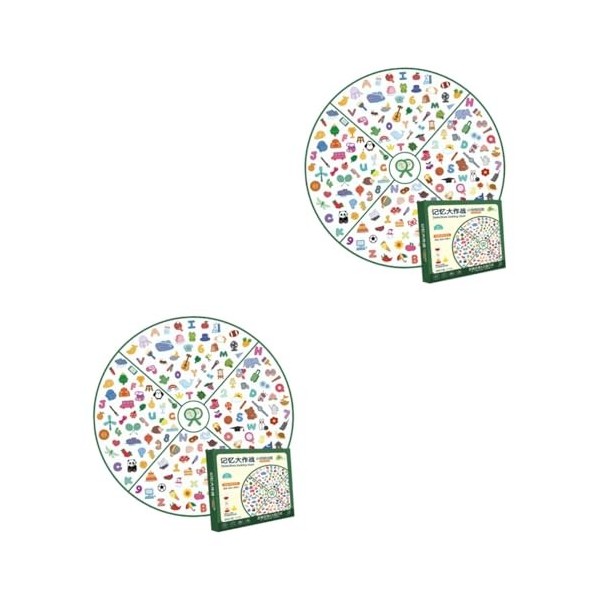 Toyvian 1 Ensemble Jeu De Cerveau Puzzle Jouet Enfants Jouets Éducatifs Jouets De Bureau Papier Mémoire Jeux De Formation Jou