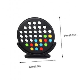 HONMEET 1 Jeu Drapeau Coloré Jouets Stratégiques Jeu De Dames 3D Jeu De Société Amusant Jouets Casse-tête Jouets Sensoriels M