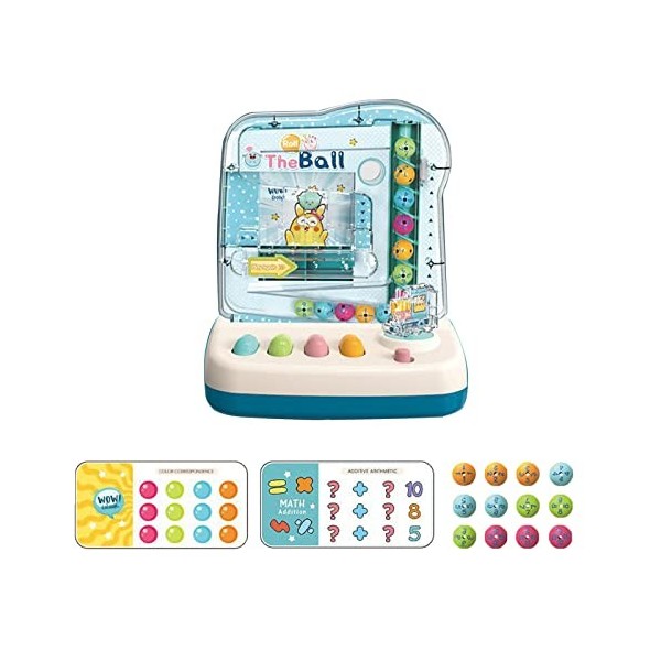 Échiquier intellectuel – Double Duel, Jeux de société de stratégie | d'échecs Rainbow Ball Elimination, Jeux de Table Amusants, d'échecs éducatif pour Enfant et Adultes