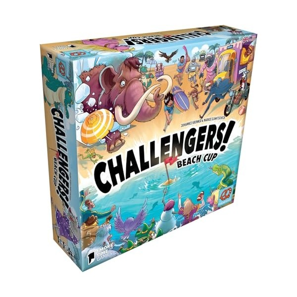 Z-Man Games | Challengers | As dOr 2023 - Catégorie Initié | Jeu de société | Jeu interactif de deck building | A partir de 