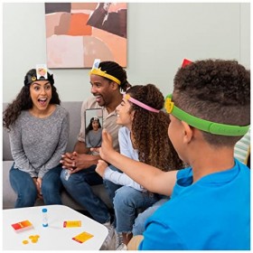 Spin Master Jeux De Société - Hedbanz Jeu de Devinettes Drôle pour Enfants et Familles - Nouvelle Édition - 2-6 Joueurs - 606