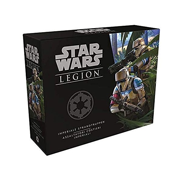 Asmodee - Star Wars : Legion Assaltateurs Costieri Impérial Expansion Jeu de table avec de magnifiques miniatures - Coloré - 