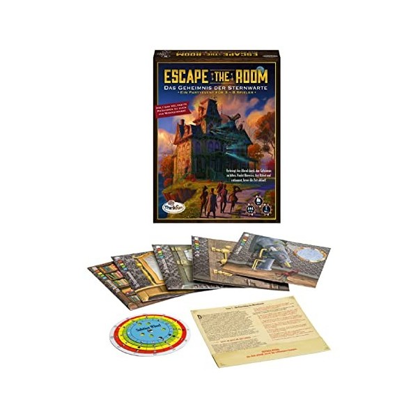 Ravensburger 76313 Thinkfun Escape The Room – Le Secret des étoile dattente - Jeu en langue allemande