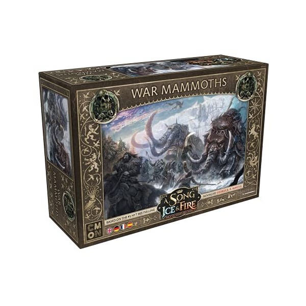 CMON Asmodee A Song of Ice & Fire – Mammouths de Guerre | Extension | Tablette | 2 Joueurs | À partir de 14+ Ans | 45+ Minute