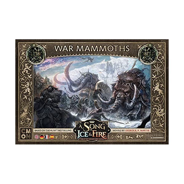 CMON Asmodee A Song of Ice & Fire – Mammouths de Guerre | Extension | Tablette | 2 Joueurs | À partir de 14+ Ans | 45+ Minute