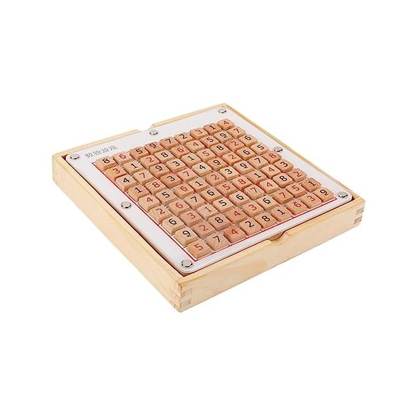 Toyvian 1 Pc Sudoku Jeu Déchecs Outils Scie Sauteuse Jouets Déveil Jouet Déducation Préscolaire Jouets Sudoku dapprentiss