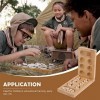 Toyvian 2 Pièces Mancalá Jeu De Mancala pour Les Enfants Cerveau Jouet Jeu De Société Mancala pour Adultes Mancala Jeu De Soc