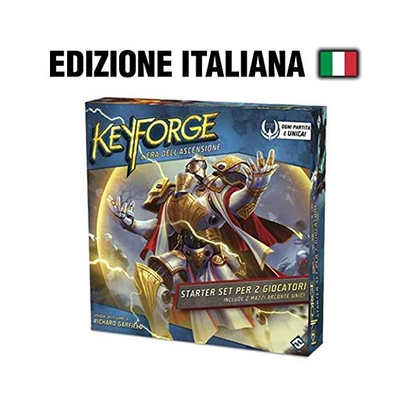 Asmodee Italia 10602 KeyForge lEra de lAscension Starter Set pour 2 joueurs - version italienne
