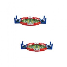ibasenice 2 Pièces Table De Terrain De Football De Bureau Jouet De But De Football pour Bébé Filet De But De Football Portabl