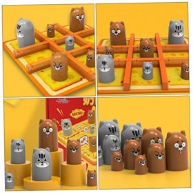 SAFIGLE 2 Ensembles - Orteil Drôle Risque Orteil Enfants Nidification Vivant - Jeu De Stratégie | Tic DÉchecs- Adultes Gamep