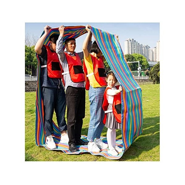 1 tapis de course pour jeux déquipe, jeux amusants pour adultes et enfants, jeux parent-enfant, jeux familiaux en plein air 