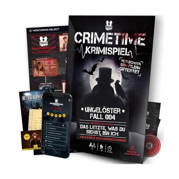 Columbo Brothers CRIMETIME Jeu de crime – Fall 004 – La dernière chose que tu vois, je suis – Escape Room – Jeu de crime – Je