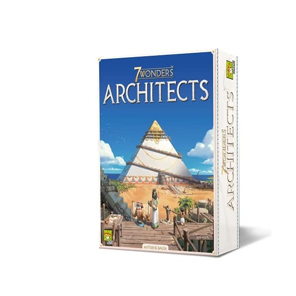 Asmodee - 7 Wonders Architects - Jeu de société, de 2 à 7 joueurs, à partir de 8 ans, édition italienne français non garanti