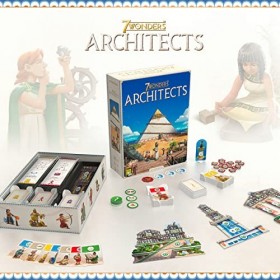 Asmodee - 7 Wonders Architects - Jeu de société, de 2 à 7 joueurs, à partir de 8&nbsp;ans, édition italienne français non garanti
