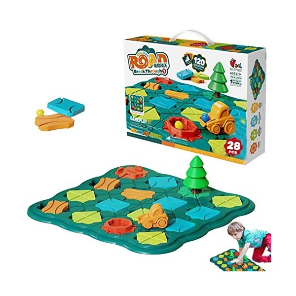 thoran Plateau Routier | Jeux société pour garçons et Filles,Family Gam Stem Toys Petits Jouets, Jouets pour Enfants et Jeux,