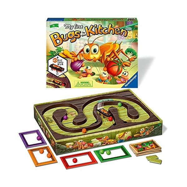 Ravensburger My First Bugs in The Kitchen Jeux de société pour Enfants à partir de 3 Ans – Cadeaux pour Enfants [Amazon Exclu