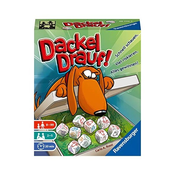 Ravensburger Kartenspiel 26774 – Teckel Drauf!