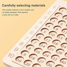 RMENGZHOUXI Les Jeux de mathématiques Montessori améliorent Les compétences en calcul, Table de Multiplication, Cadeau Parfai