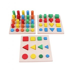 Folpus Jeu de Réparation Montessori Jeu de Tri Empilage Jeux éducatifs