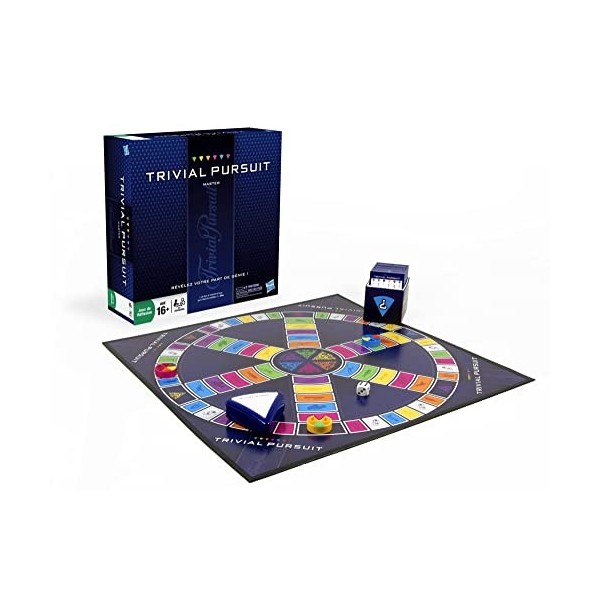 Hasbro Gaming Trivial Pursuit Master, Jeu de Societe de Reflexion, Jeu de Plateau, Version Francaise, 16 ans et plus