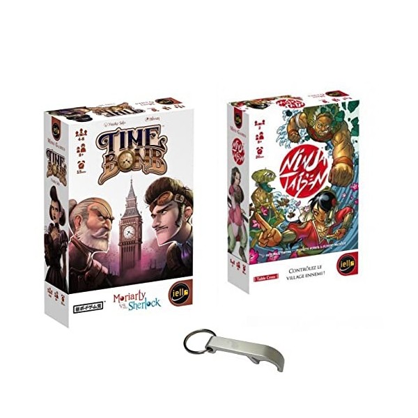 Blumie Shop Lot Time Bomb + Ninja Academy 1 Décapsuleur Time Academy , BLU1458-BLU1465 