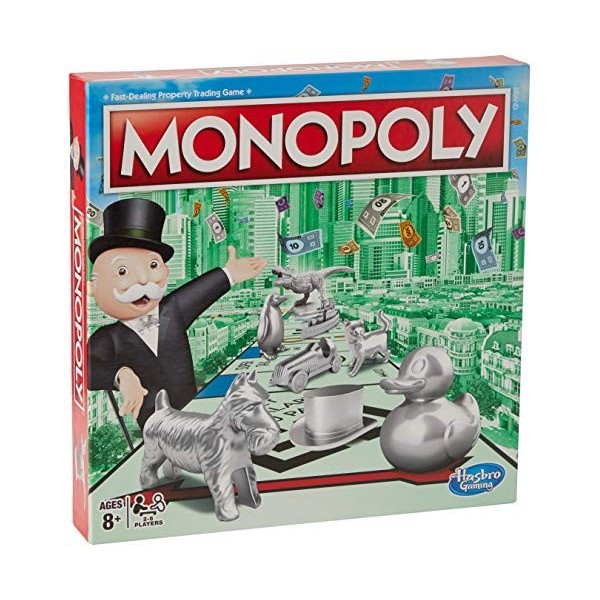 Hasbro – Monopoly – Jeu de Société Monopoly Version Anglaise