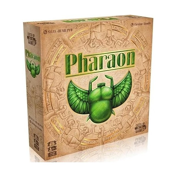 Catch Pharaon Up Games - Jeu de société - Jeu de Combinaison - Jeu de Commerce - Jeu de calcul