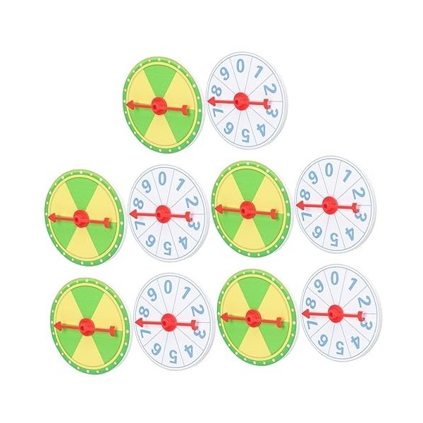 Gadpiparty 6 Pcs Plateau Tournant De Loterie Adulte Aduly Adulttoy Salons Commerciaux Roue De Prix Roue De Jeu Roue De Tombol