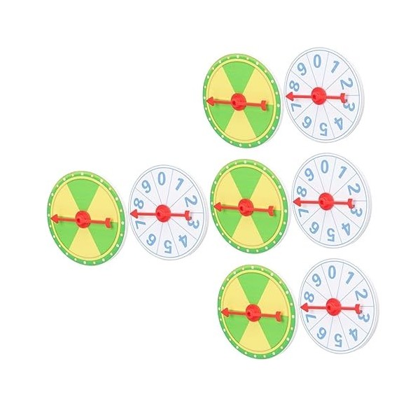 Gadpiparty 6 Pcs Plateau Tournant De Loterie Adulte Aduly Adulttoy Salons Commerciaux Roue De Prix Roue De Jeu Roue De Tombol