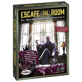 ThinkFun 76311, Escape The Room: Dr. Gravely, Jeu de société, Version espagnole, 3-8 Joueurs, Âge recommandé 13+
