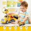 EUCOCO Camion Jouet Enfant 2 3 4 5 6 Ans Garcon, Cadeau Enfant 2-6 Ans Garcon Petite Voiture Enfant 2-6 Ans Jouet Garcon 2-6 