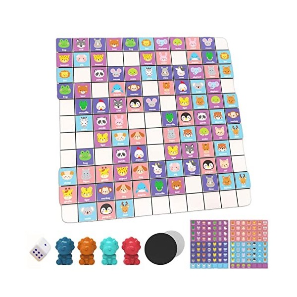 lencyotool 2 Pcs mouvements gagnants | Jeu société éducatif Amusant Flying Chess pour Les Enfants - Jeu société Divertissemen