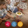 Nene Toys BALLFALL, Jeu Montessori 4 en 1 avec Bâtonnets Colorés, Dés & Cartes pour Enfants 3+, Jeu de Tour en Bois pour Garç