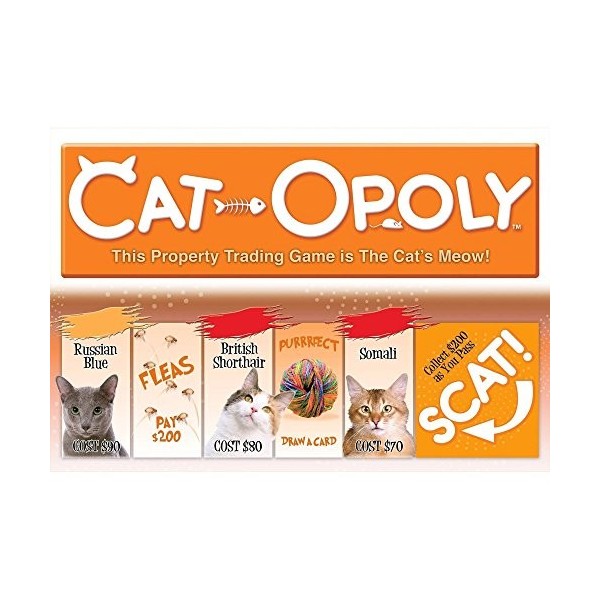 Cat-Opoly - Jeu de Société Import Grande Bretagne 