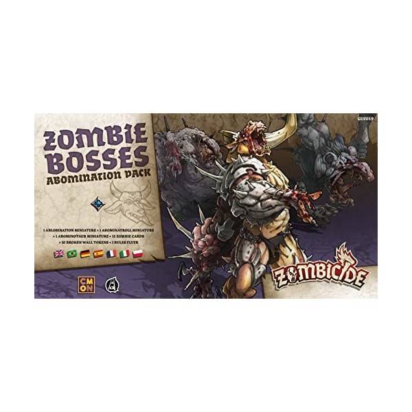 Asmodee - UBIZBP19 - Zombicide - Black Plague - Abomination Pack