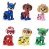 Paw Patrol - La Super Patrouille Le Film - Multipack 6 Figurines - Figurine Pat  Patrouille À Collectionner - Chase