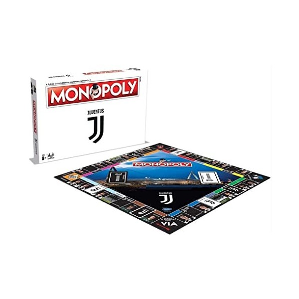 Winning Moves - Monopoly équipes de football - Juventus édition de collection - Blanc 35262 - version italienne