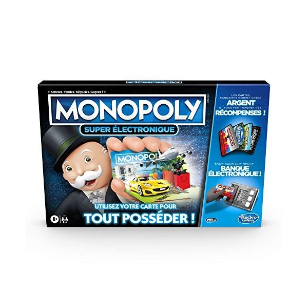 Monopoly Ultimate Rewards, Banque électronique, Jeu créatif et Amusant sans Billets de Banque, Technologie sans Contact, Jeu 