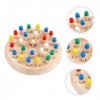 Toyvian 2 Ensembles Échecs De Mémoire pour Enfants Jeu De Réflexion Éducatif Précoce Jouets Sensoriels Montessori Jeu De Plat