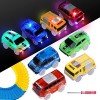 Lot de 4 jouets de voiture magiques phosphorescents dans le Dark Cute Race Cars de rechange pour voiture avec 5 lumières LED 