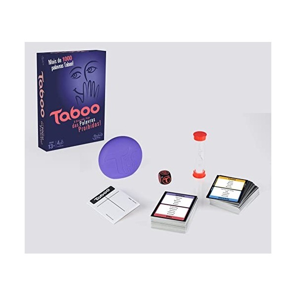 Jeu Taboo, Langue ‎Portugais