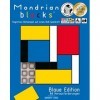 Asmodee - Mondrian Blocks : Edition Bleue - Jeu Familial - Jeu énigmes - 1 Joueur - À partir de 8 Ans - 10 Minutes de Temps d