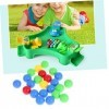 ibasenice 4 Pièces 120 Pièces Jouets Billes Balles en Plastique pour Enfants Jeu Haricots Balle Rebondissante pour Enfants Ha