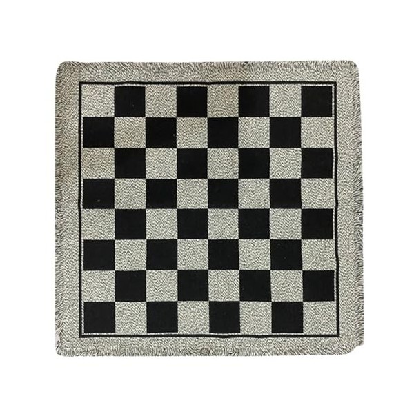 Home Jumbos Tapis de jeu à dames 3 en 1 avec tapis de jeu réversible pour intérieur et extérieur Famille 3 en 1 Tapis de jeu 