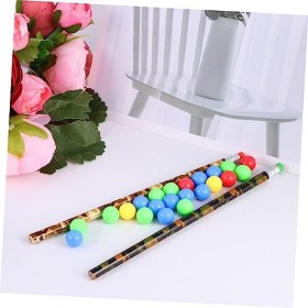 Abaodam 3 Pièces 120 Pièces Jouets Billes en Plastique Panneau Perforé Haricots Boules De Perles Jeu De Remplacement Balles D