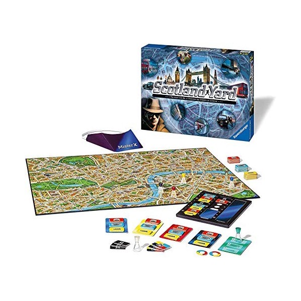 Ravensburger Scotland Yard Strategy Board Games for Families - Kids & Adults Age 8 Years Up - 2 to 6 Players