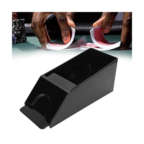 Jeu de Cartes Manuel Shuffler Plastique 6-Deck Blackjack Shoe Poker Shuffling Machine Cartes à Jouer Poker Jouer au Jeu de So