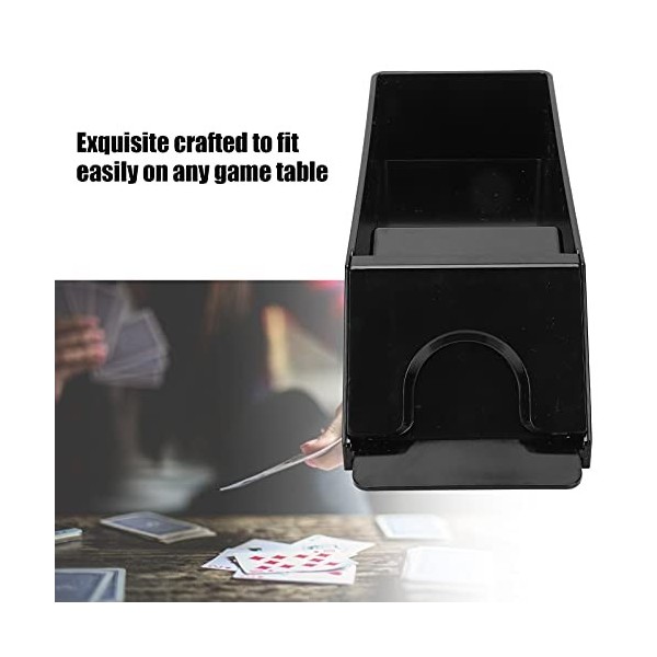 Jeu de Cartes Manuel Shuffler Plastique 6-Deck Blackjack Shoe Poker Shuffling Machine Cartes à Jouer Poker Jouer au Jeu de So