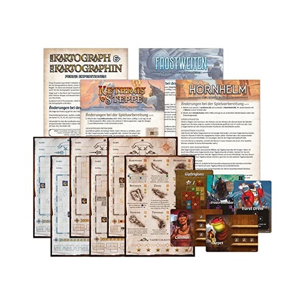 Pegasus Spiele cartographie : expéditions distantes Extension , 51314G