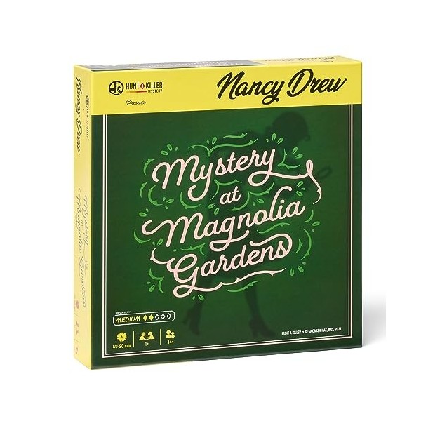 Hunt A Killer - Nancy Drew – Mystery at Magnolia Gardens, jeu mystère immersif mystère, examiner les preuves, éliminer les su